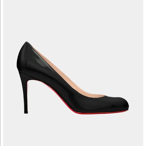 Christian Louboutin Simple Pump 85mm Patent Calf in Black - Picture 12 of 13